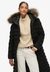 FUJI FAUX FUR HOODED LONGLINE