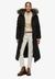 FUJI FAUX FUR HOODED LONGLINE