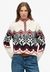 INTARSIA HALF ZIP JUMPER