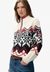 INTARSIA HALF ZIP JUMPER