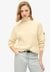 SLOUCHY CABLE ROLL NECK