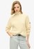 SLOUCHY CABLE ROLL NECK