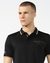 METALLIC COLLAR STRIPE POLO