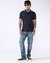 METALLIC COLLAR STRIPE POLO