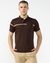 METALLIC CHEST STRIPE POLO