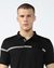 METALLIC CHEST STRIPE POLO
