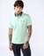 JACQUARD COLLAR INTERLOCK POLO