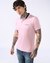JACQUARD COLLAR INTERLOCK POLO