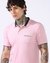 JACQUARD COLLAR INTERLOCK POLO