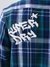 GRAFFITI HOODIED VARSITY SHIRT