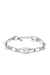 Black Stainless Steel and Brass Chain Bracelet