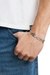 Black Stainless Steel and Brass Chain Bracelet