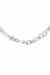 Silver Stainless Steel and Brass Chain Necklace