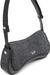 Black Play-Clutch in crystal denim