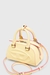 Yellow 1Dr Dome-Leather Small Bowling Bag