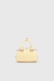 Yellow 1Dr Dome-Leather Small Bowling Bag