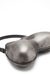 Black Double-D-Rigid shoulder bag in brushed PU