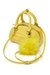 Yellow 1DR Dome-Mini bowling bag in nappa leather