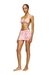 Pink Beach skirt with maxi logo