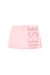 Pink Beach skirt with maxi logo
