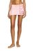 Pink Beach skirt with maxi logo
