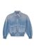 Light Blue Jacket in coloured herringbone denim