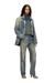 Blue Blazer in dirt-effect herringbone denim