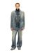 Blue Blazer in dirt-effect herringbone denim