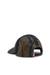 Black Denim cap with camouflage effect