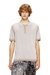 Beige Degrade knitted polo shirt