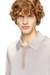 Beige Degrade knitted polo shirt