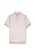 Beige Degrade knitted polo shirt