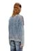Blue Cotton jumper with denim logo patch