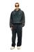 Black Drawstring pants with ribbed trim