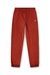 Red Drawstring pants with ribbed trim