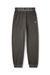 Black Cotton joggers with drawstring waist