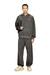 Black Cotton joggers with drawstring waist