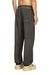 Black Cotton joggers with drawstring waist