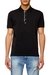 Black Male T-SMITH-ZIP-OUT Polos