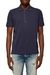 Blue Male T-SMITH-ZIP-OUT Polos