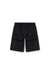 Black Cargo shorts in cotton twill