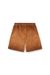Brown Sweat shorts with phoenix devoré
