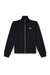Black Zip-up sweatshirt with metallic logo