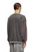 Dark Grey Cotton sweatshirt with Oval D print