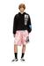 Black Hoodie with logo photo patches