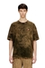 Green Jersey t-shirt with logo Military Green