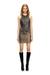 Dark Grey Mini dress with draping
