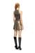Dark Grey Mini dress with draping