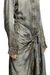 Black Wrap dress in denim-look viscose
