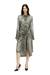 Black Wrap dress in denim-look viscose